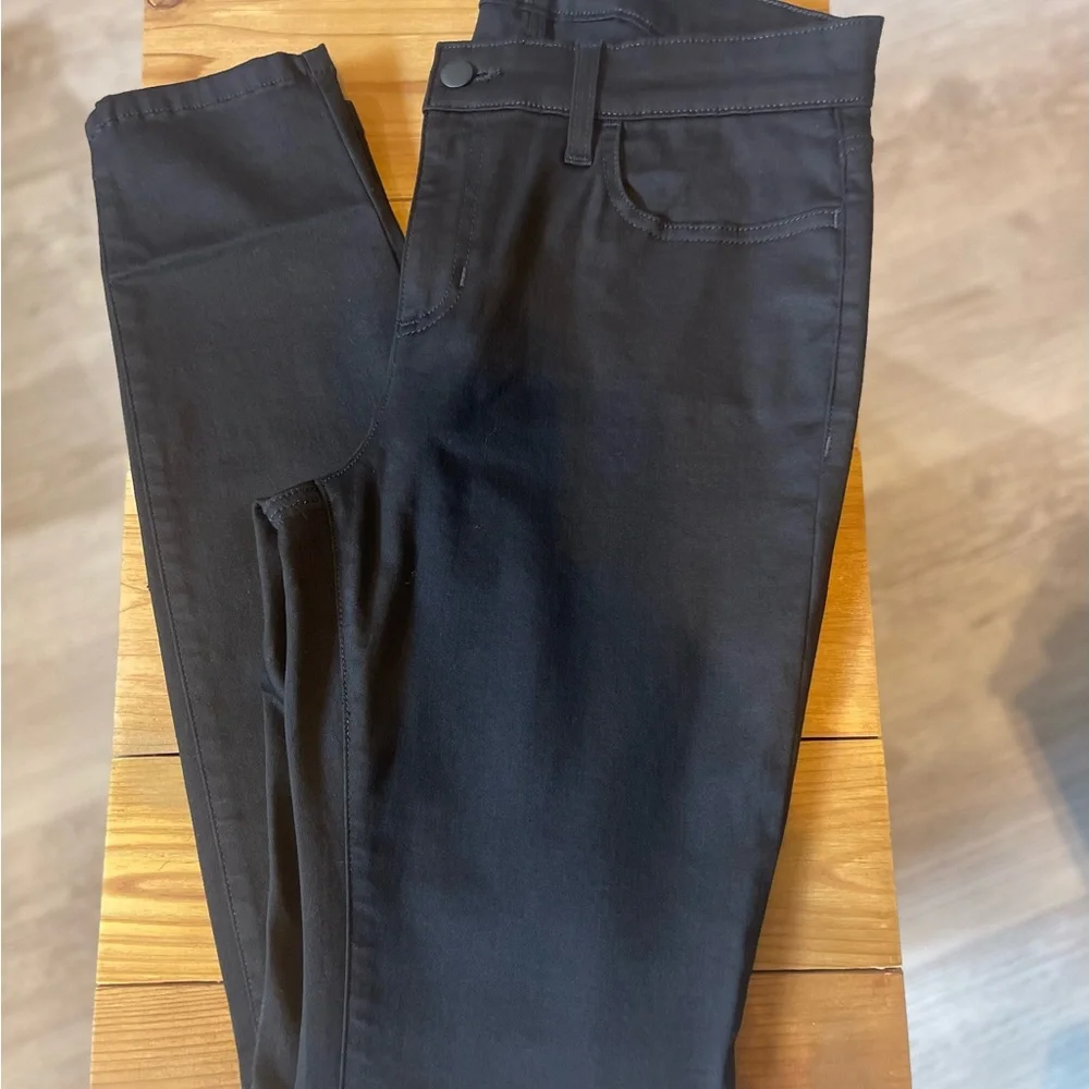 Eileen Fisher Organic Cotton Chic Black Denim Jeans - Picture 2 of 4